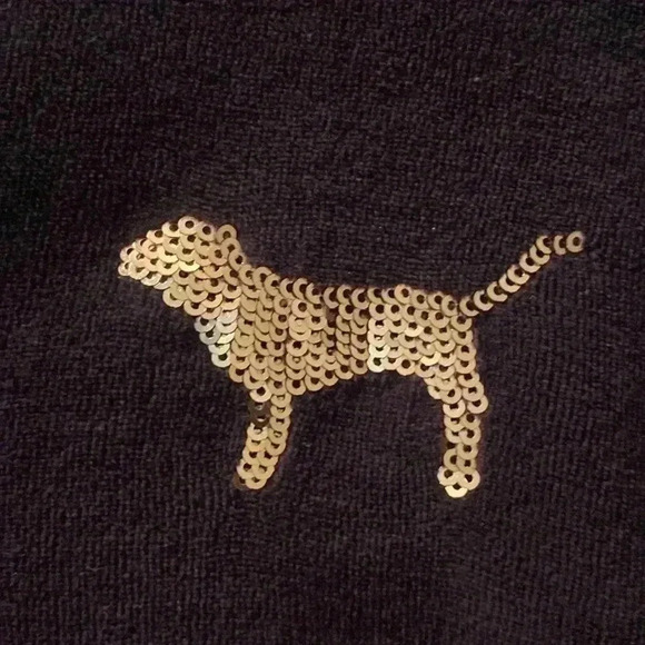 PINK Velour black and gold - Picture 4 of 6